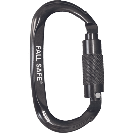 carabiner oval ALU twist lock FS823