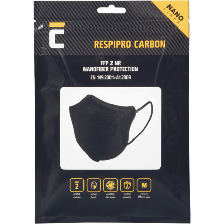 RespiPro Carbon FFP2 3ks respirátor