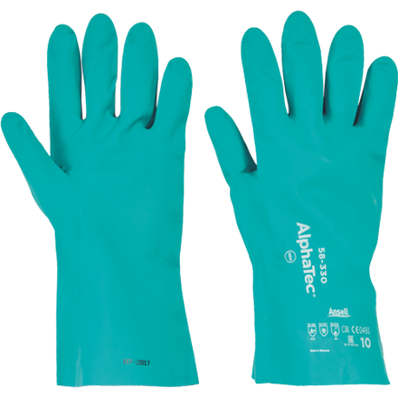 Ansell 58-330 AlphaTec gloves