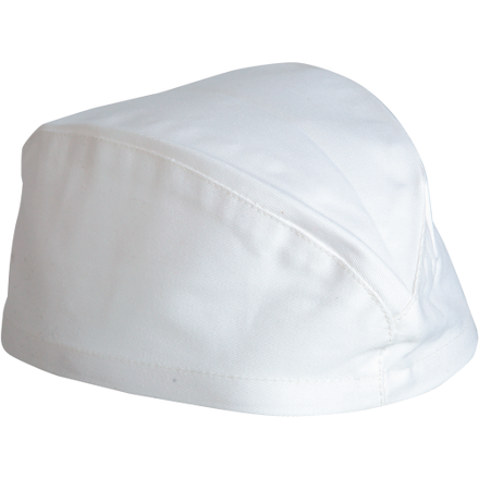 VOLANS čiapka lodička biela