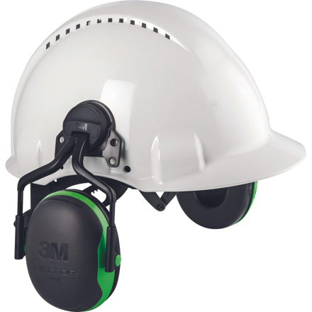 3M Peltor X1P5E-GA earmuffs - helmet