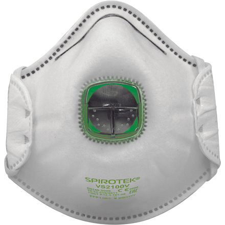 SPIROTEK VS2100V resp.FFP1 s vent.10/BAL