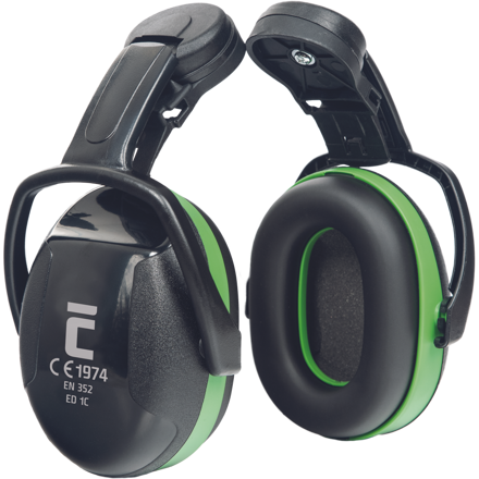 ED 1C sluchátka-prilbaEAR DEFENDER green