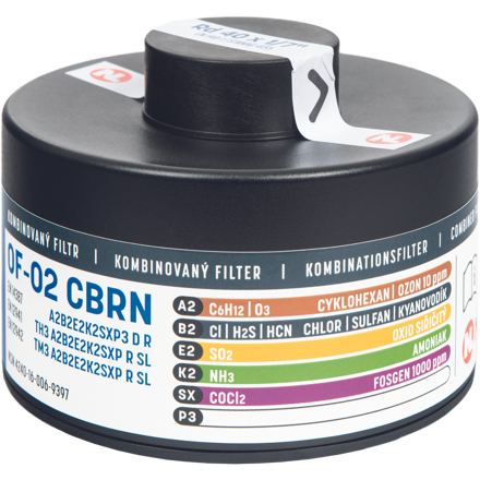 OF-02 CBRN A2B2E2K2SXP3 DR filter CM-6