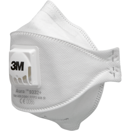 3M 9332+ resp.FFP3 vent. Aura 10/BAL