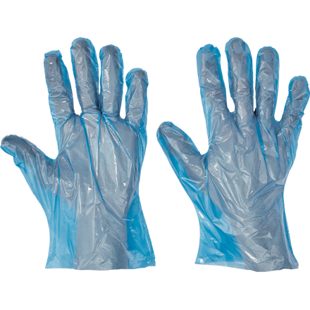 DUCK BLUE HG rukavice JR polyetylénové