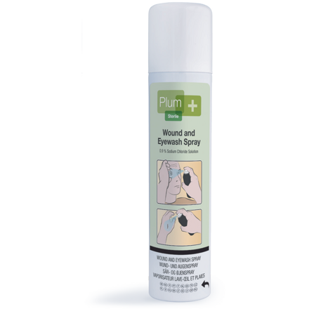 PLUM Eyewash&Wound/250ml/0,9%/ 12
