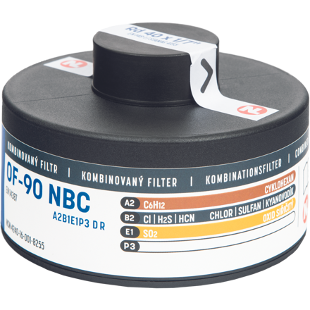 OF-90 NBC A2B1E1P3 D R filter pre CM-6