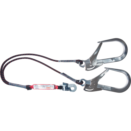 Lanyard with ABM 2L+ hooks and kar.-1,8m