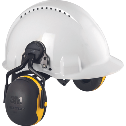 3M Peltor X2P5E-GU earmuffs - helmet