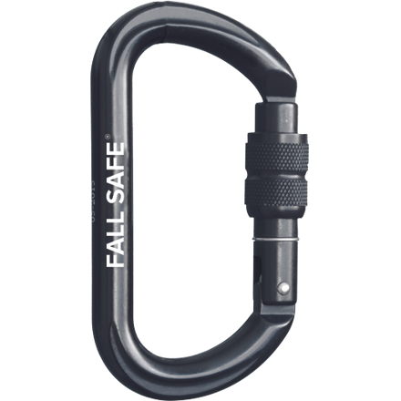 carabiner oval Alu screw lock FS820