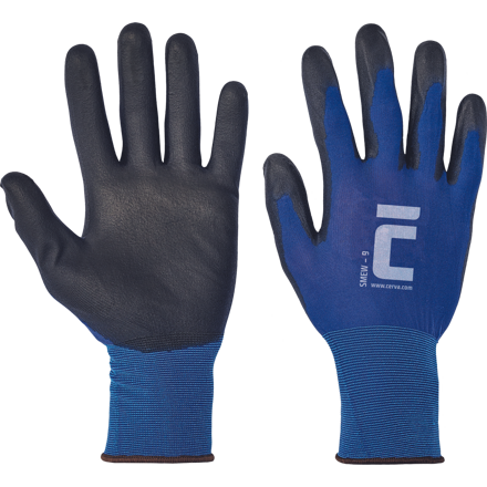 SMEW rukavice nylon 18G/PU