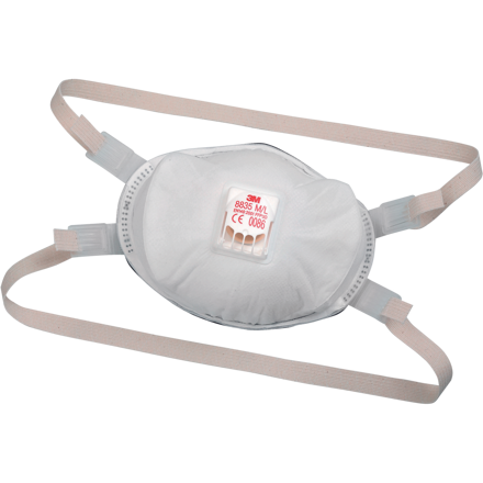 3M 8835 resp.FFP3D vent.,Premium