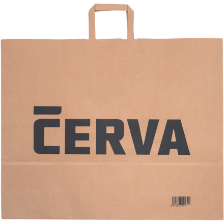 CERVA papierová taška prírodná 54x14x44