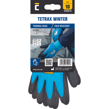TETRAX WINTER rukavice blister