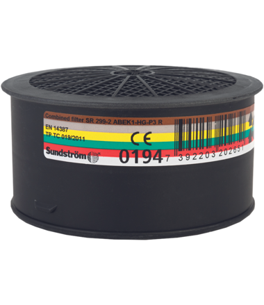 SR 299-2 Kombinovaný filter ABEK1-Hg-P3