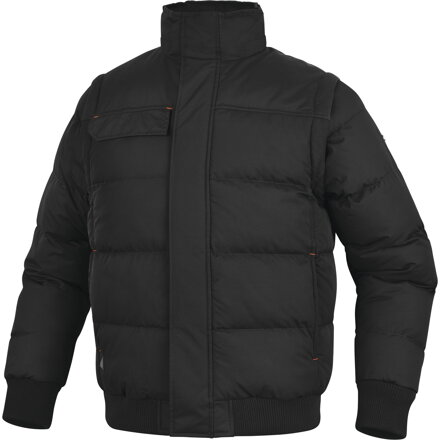 Prešívaná bunda s odnímateľnými rukávmi RANDERS2, čierna