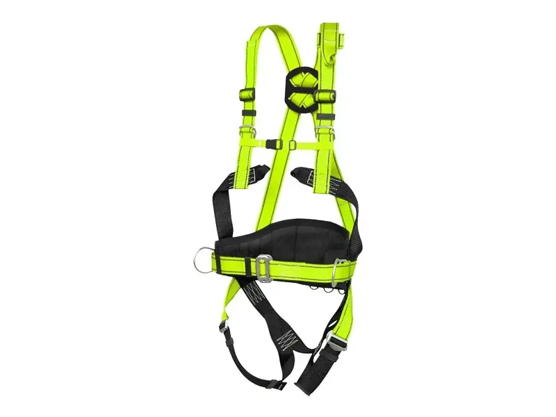 Bezpečnostný postroj P-50, čierno-žltý (Hi-vis), 