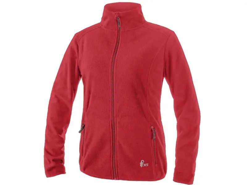 Mikina CXS GRANBY LADY, dámska, fleece, červená Mikina CXS GRANBY LADY, dámska, fleece, červená