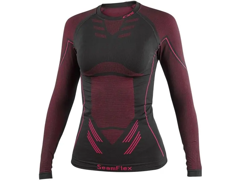 Tričko CXS SeamFlex LADY, dámske, funkčné, čierno-ružové, 