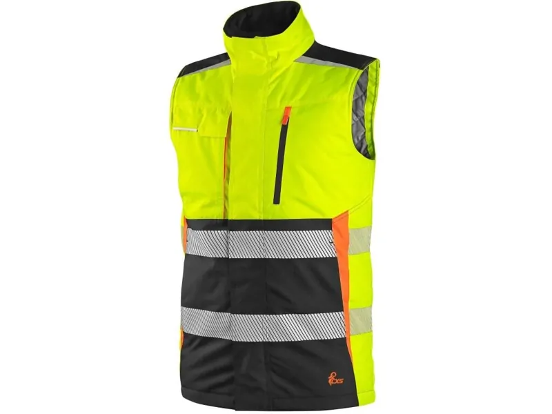 Vesta CXS BENSON, pánska, výstražná, zateplená Vesta CXS BENSON, pánska, výstražná, zateplená