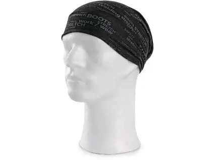 Šatka multifunkčná CXS DARREN, potlač CXS logo, čierna Šatka multifunkčná CXS DARREN, potlač CXS logo, čierna
