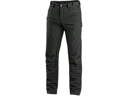 KALHOTY CXS AKRON, SOFTSHELL, ČIERNE KALHOTY CXS AKRON, SOFTSHELL, ČIERNE