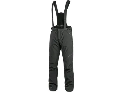 KALHOTY CXS TRENTON, ZIMNÉ SOFTSHELL, PÁNSKE, ČIERNE