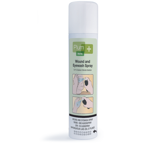 PLUM Eyewash&Wound/250ml/0,9%/ 12