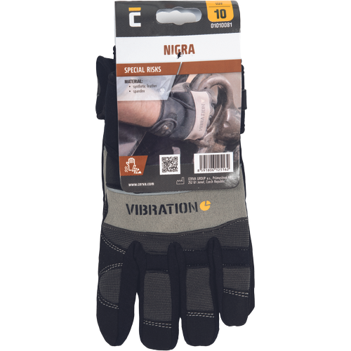 NIGRA rukavice kombinované blister