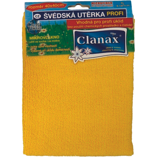 241.0373 mikroutěrka 40x40cm žltá