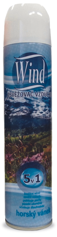 WIND osvěžovač,sprej,300ml,horský vánok