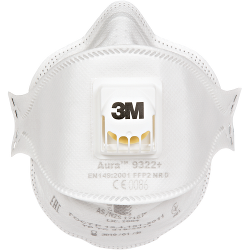 3M 9322+ resp.FFP2 vent. Aura 10/BAL