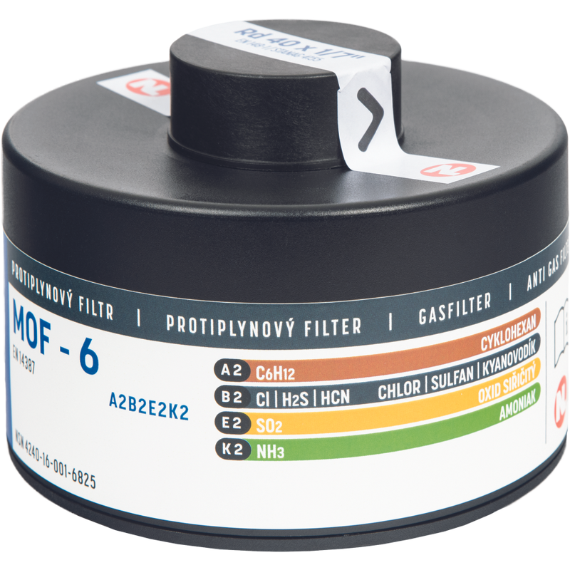 MoF-6 A2B2E2K2 filter pre CM-6