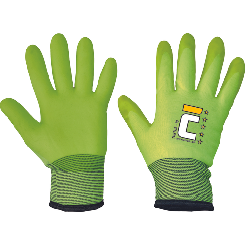 TURTUR rukavice zimné máč. v PVC