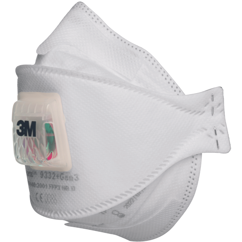 3M 9332+ GEN3 Aura Resp.FFP3 vent.10/BAL