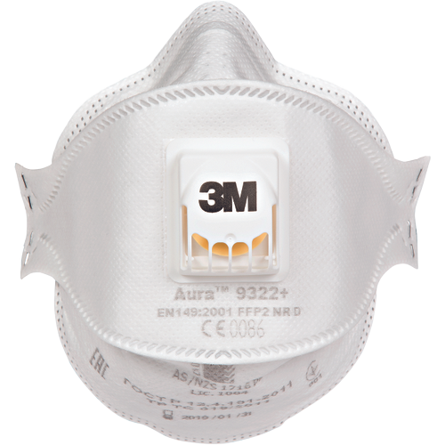 3M 9322+ resp.FFP2 vent. Aura 10/BAL