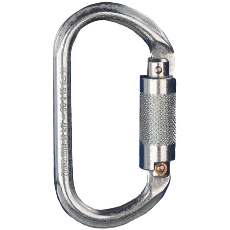 Ocel.karabína oválna twist lock poistka Ocel.karabína oválna twist lock poistka