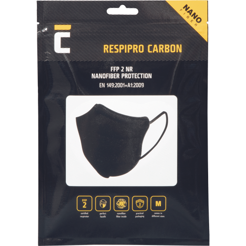 RespiPro Carbon FFP2 3ks respirátor RespiPro Carbon FFP2 3ks respirátor