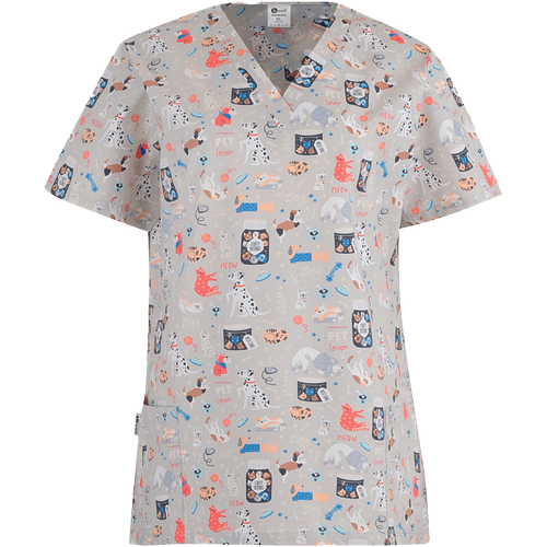 Zdravot.dámská blúza psy a mačky