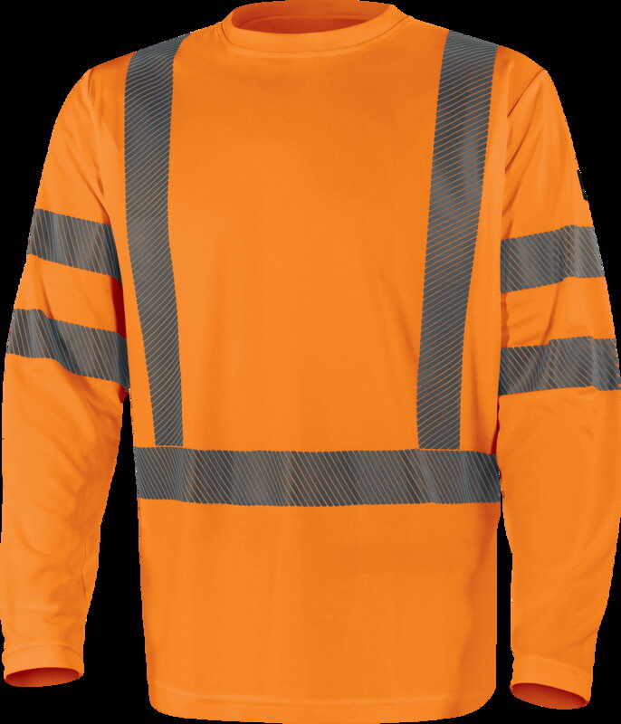 Reflexné tričko s dlhými rukávmi COMO oranžové Reflexné tričko s dlhými rukávmi COMO oranžové