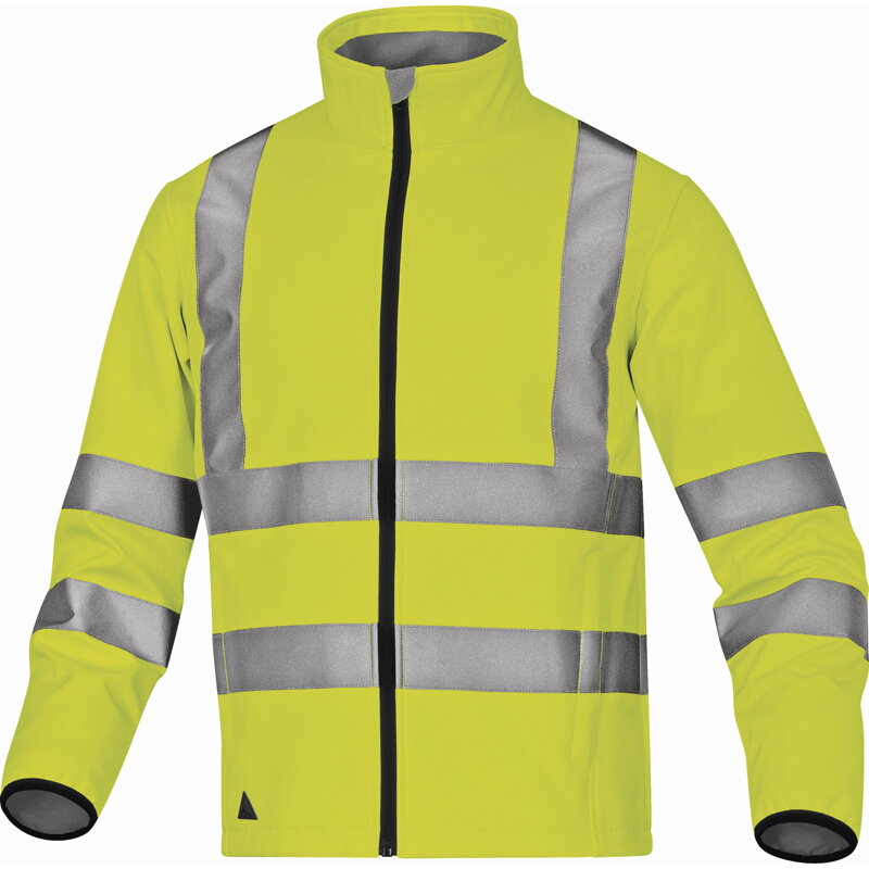 Softshellová bunda LEGA, fluorescenčná žltá Softshellová bunda LEGA, fluorescenčná žltá