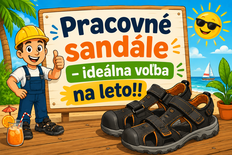 Pracovné sandále: Priedušná a bezpečná obuv pre maximálne pohodlie