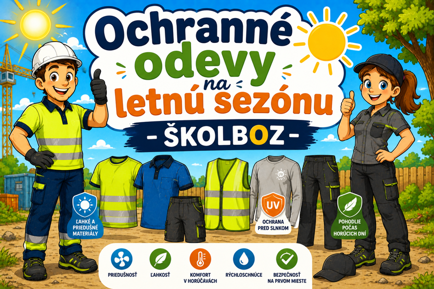 Pracovné oblečenie na horúce letné obdobie: Ako poraziť úpeko podľa BOZP