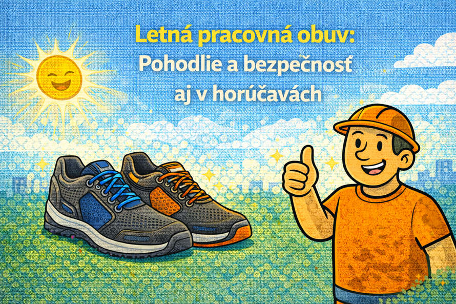 Priedušná letná pracovná obuv so sandálmi a nízkymi topánkami pre pohodlnú a bezpečnú prácu v lete