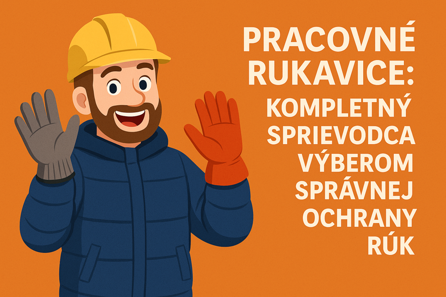 Detail rúk pracovníka v ochranných rukaviciach počas manipulácie s náradím – ukážka správneho používania pracovných rukavíc na ochranu rúk pri práci.