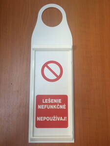 Tabuľka " Lešenie"