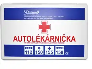 Autolekárnička, typ I, plastová