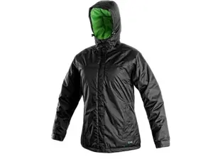 Dámska zimná bunda KENOVA, čierno-zelená