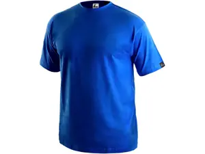 Tričko CXS DANIEL, krátky rukáv, stredne modré